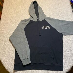 Under Armour Women's Athletic Streetwear Hoodie in Black and Gray - XXL